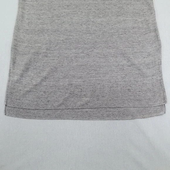 Eileen Fisher Womens Size Large 100% Linen Taupe Loose Knit Tunic Dolman Sleeve - Picture 3 of 10